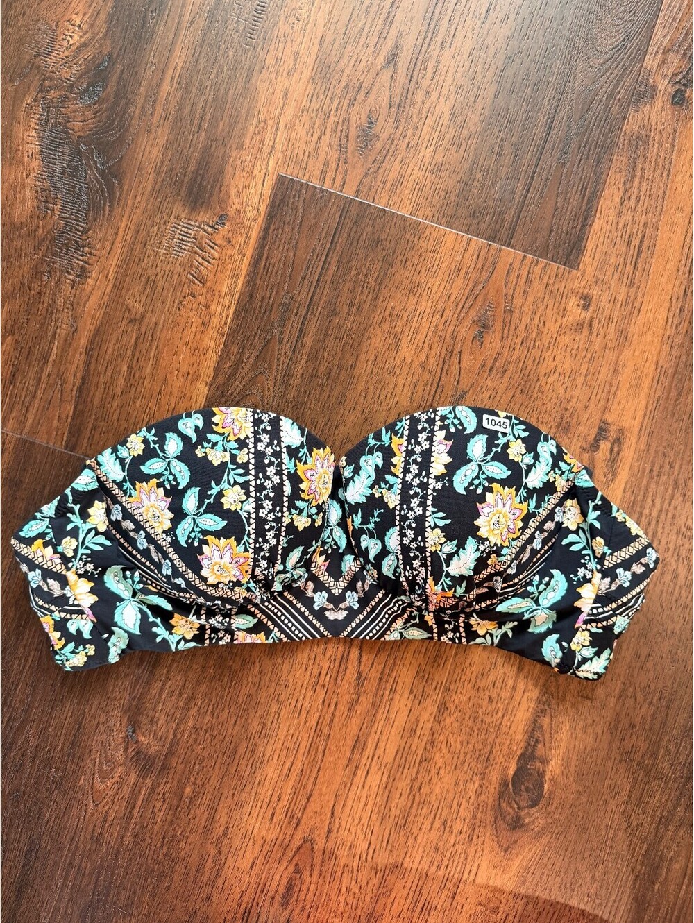 Nanette Lepore | Women's Floral Bikini Swim Top | Size 14 | NWOT | 1045